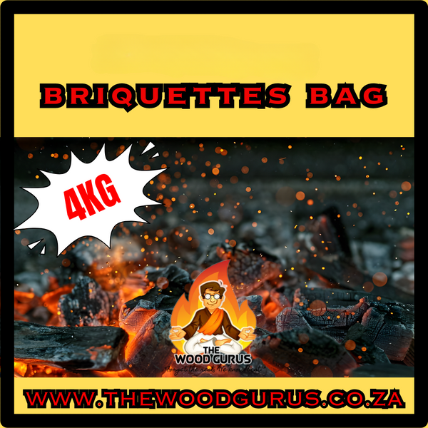Briquettes Single 4kg Bag | The Wood Gurus