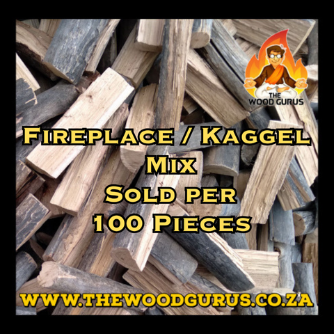 Blue Gum Fireplace/Kaggel Mix - Seasoned (Approximatly 15% Moisture) - Sold per 100 Pieces | The Wood Gurus