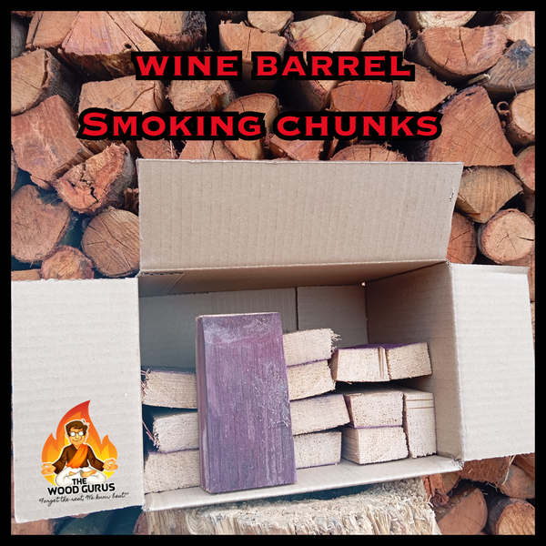 Smoking Chunks - Wine Barrel Wood | The Wood Gurus