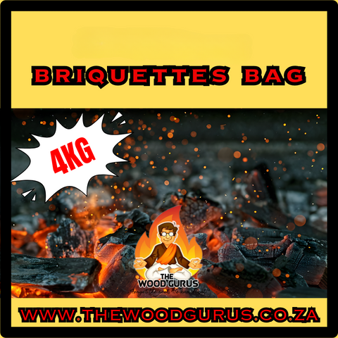 Briquettes Single 4kg Bag | The Wood Gurus