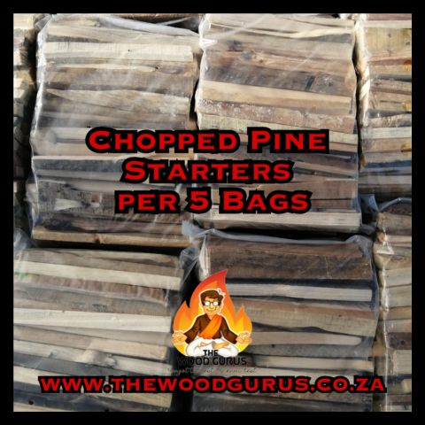 Kindling / Fire Starters Pine Chopped Starter - Per 5 Bags | The Wood Gurus