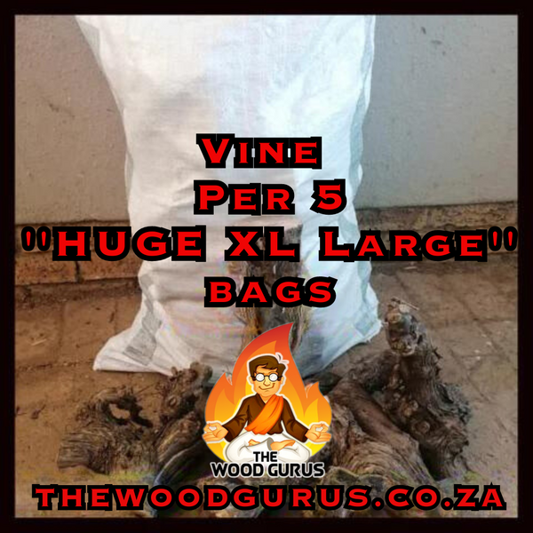 HUGE XL Wingerd stompies /vine/grape vine XLARGE BAG DRY - Order per 5x bags |The Wood Gurus
