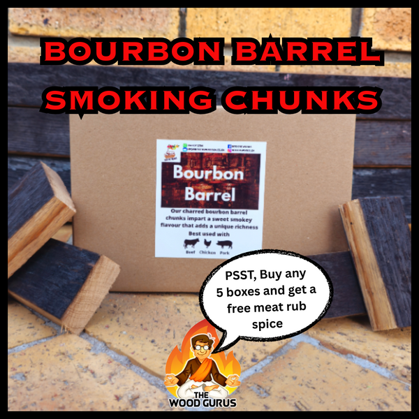 Smoking Chunks - Bourbon Barrel | The Wood Gurus