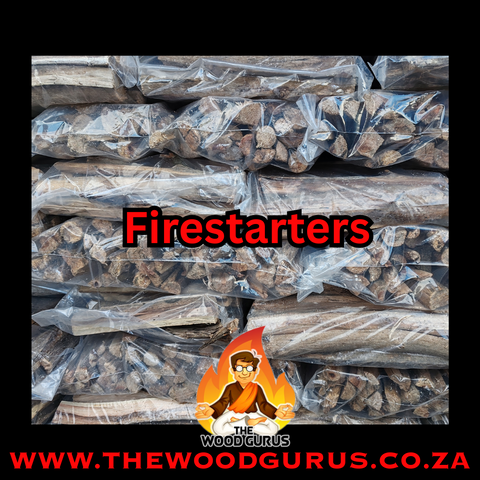 Kindling / Fire Starters Chopped Starter Bag | SELECT YOUR QUANTITY | The Wood Gurus