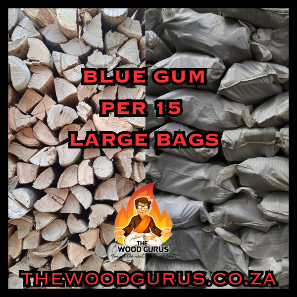 Blue Gum/Kaggelhout DRY! - Order per 15 Large Bags | The Wood Gurus