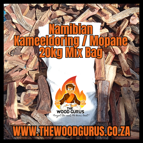 Namibian Kameeldoring / Mopane 20kg Mix Bag | The Wood Gurus