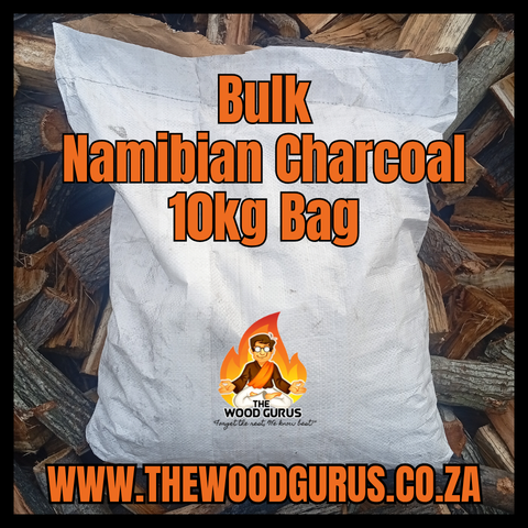 Bulk Namibian Charcoal Single 10kg Bag | The Wood Gurus