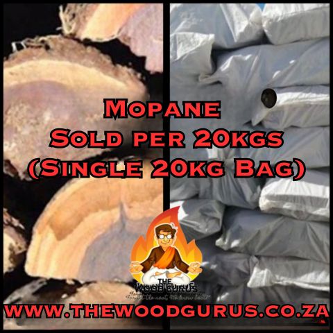 Mopane Hardwood (Namibian) (20kg) - Order per Single 20kg Bag | The Wood Gurus