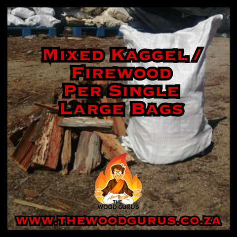 Mixed Kaggel / Fireplace Offcut Pieces - per Single Large Bag | The Wood Gurus