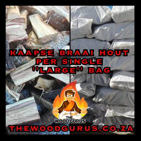 Kaapse Braai Hout (Port Jackson) Large Bag - Sold per Single Bag | The Wood Gurus