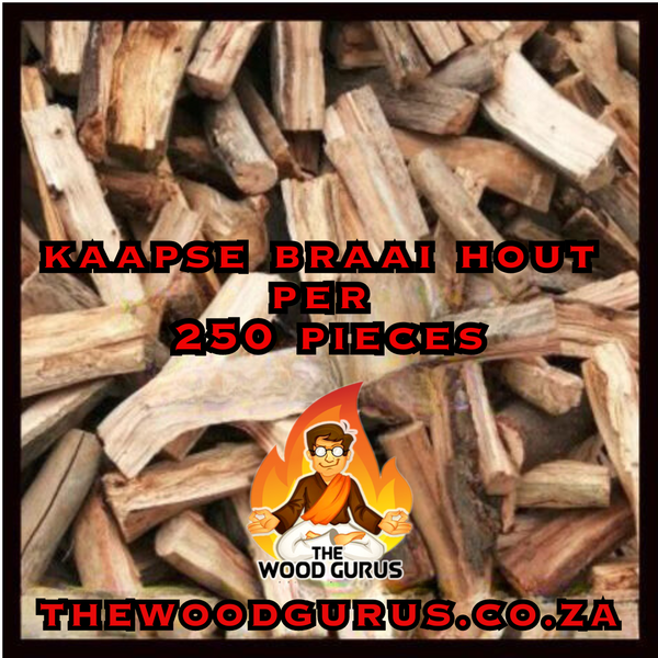 Kaapse Braai Hout (Port Jackson) - Order per 250pieces (approx. 80% Dry) | The Wood Gurus