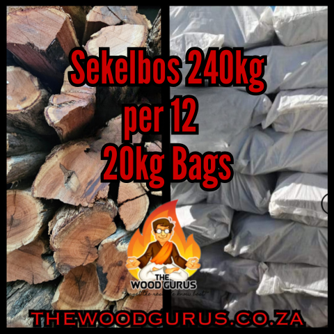 Sekelbos per 240kg (12 X 20kg Bags) | The Wood Gurus