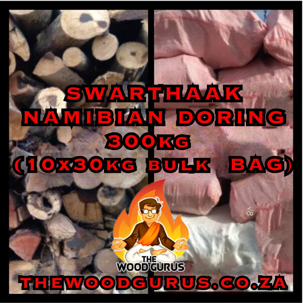 Swarthaak Namibian Doring 300kgs (10 X30KG  Bulk Bags) | The Wood Gurus