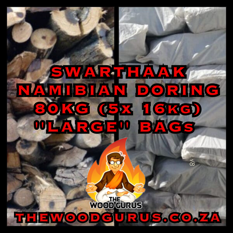 Swarthaak Namibian Doring 80kg (5 X 16kg Large Bags) | The Wood Gurus