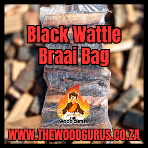 Black Wattle Braai Bag | The Wood Gurus Cape Town