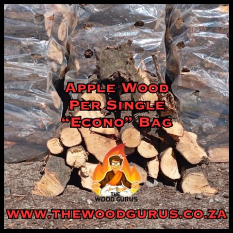 Apple Wood "Econo" Bags - Order per Single Bag | The Wood Gurus