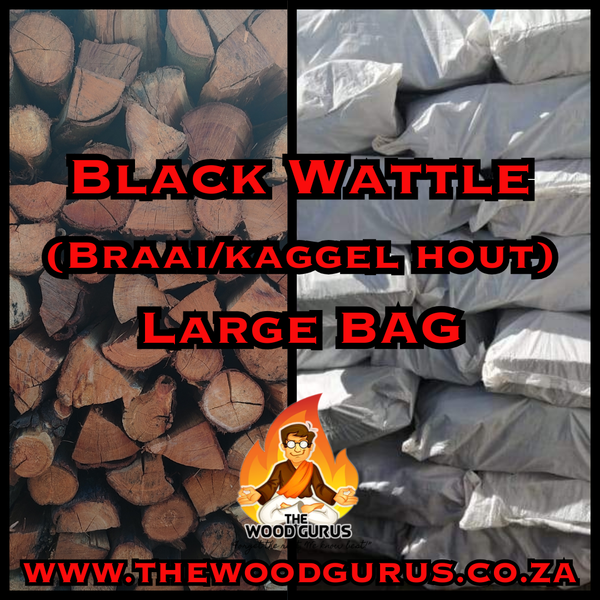 Black Wattle (BRAAI/KAGGEL BAGS ) | Order per 1 Large Bag | The Wood Gurus Vredenburg