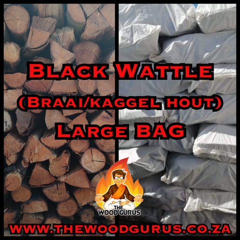 Black Wattle (BRAAI/KAGGEL BAGS ) | Order per 1 Large Bag | The Wood Gurus Vredenburg