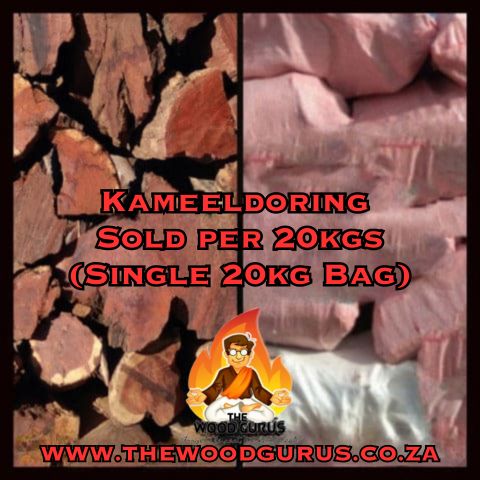 Kameeldoring (20kg) Hardwood (Namibian) - Order per Single  20kg Bulk bag | The Wood Gurus