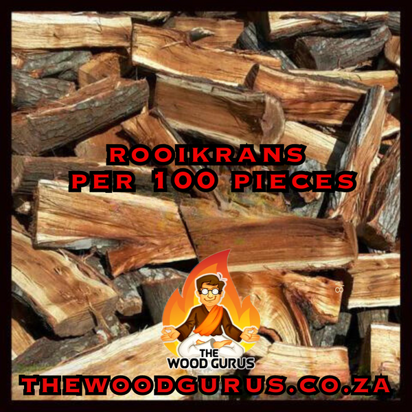 Rooikrans (West Coast) Appox. 80% Dry - Order per 100 Pieces | The Wood Gurus Vredenburg