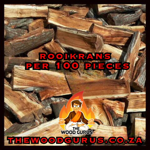 Rooikrans (West Coast) Appox. 80% Dry - Order per 100 Pieces | The Wood Gurus Vredenburg