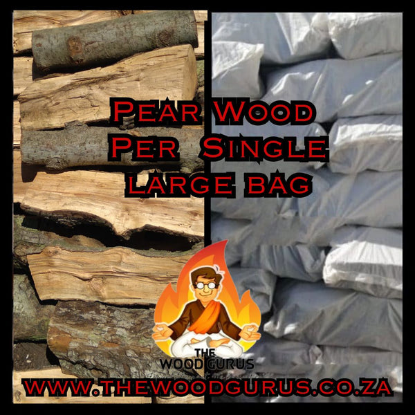 Pear Wood - Order per Single Large Bag | The Wood Gurus