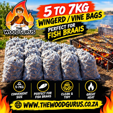 Wingered STOMPIES / Vine 5kg-7kg BAG | The Wood Gurus Vredenburg